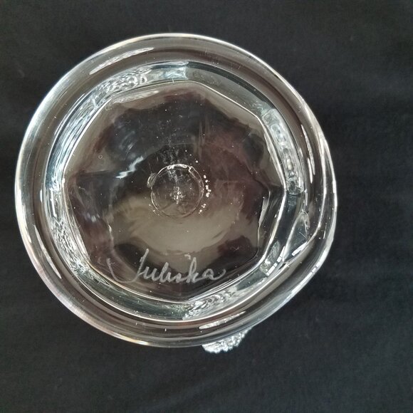 2 Juliska Cameron Double Old Fashioned Glasses READ 4"X4" (b) - Picture 11 of 15